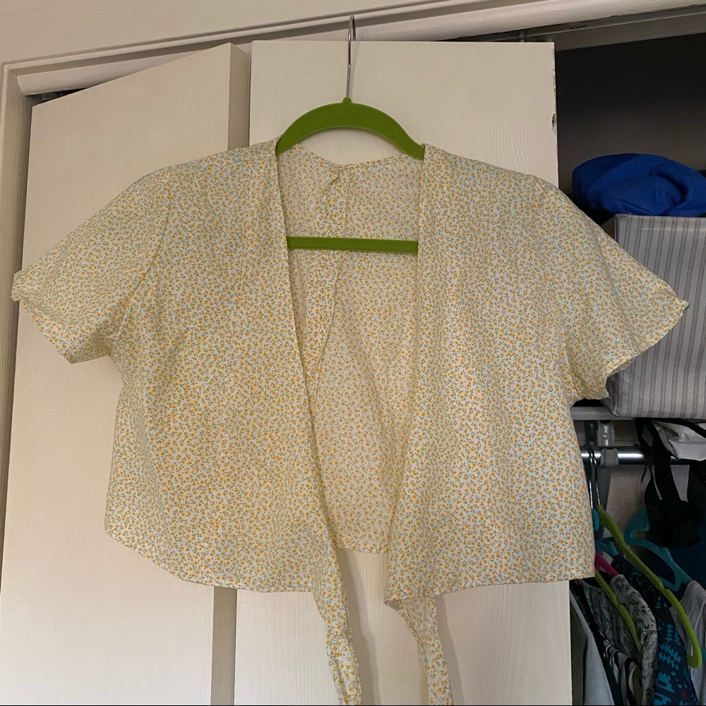 Vintage wrap around top from awoke vintage in nyc!